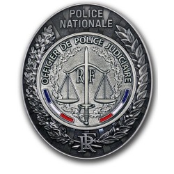 Plaque de Ceinture Police OPJ