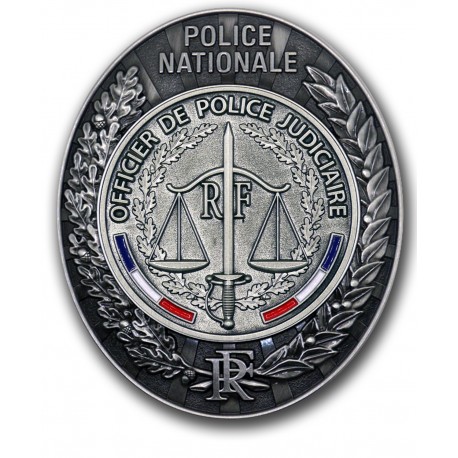 Plaque de Ceinture Police OPJ Police Nationale PCEPOPJPolice Nationale