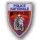 Ecusson Tissu Brodé Police Motocycliste Orange Modèles Disponibles à la Vente ECUMOTO01Modèles Disponibles à la Vente
