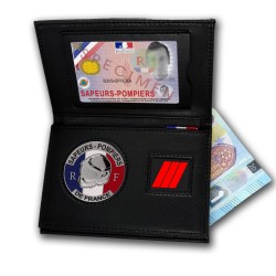 Porte-carte 3 volets Sapeurs-Pompiers – Médaille + Grade au choix Porte-Carte Pompier PCA006PDFPorte-Carte Pompier