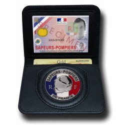 Porte Carte 2 volets Pompier