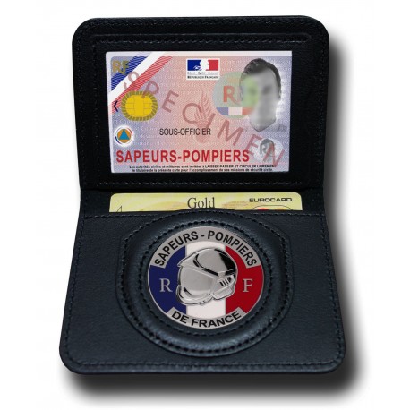 Porte Carte 2 volets Pompier Porte-Carte Pompier PCA001PDFPorte-Carte Pompier