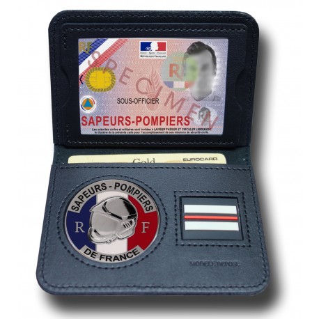 Porte Carte 2 volets Pompier + grade Porte-Carte Pompier PCA002PDFPorte-Carte Pompier