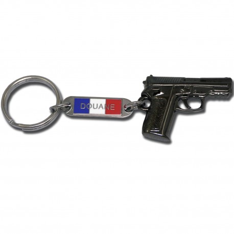 Porte clés pistolet Douanes Portes Clés PCLD01Portes Clés