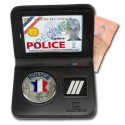 Porte-carte Police 2 volets Billet Grade
