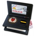 Porte-carte Police CRS 3 volets Grade