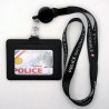 Tour de cou Police Nationale + enrouleur + porte-carte noir TOUR-DE-COU TDCEPNCUTOUR-DE-COU