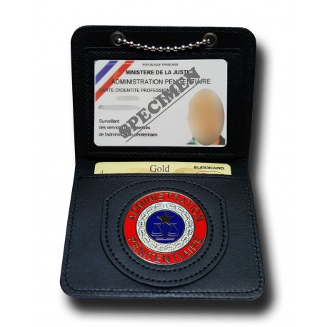 Porte Carte Chaînette Pénitentiaire Administratif Porte-Carte Administration Pénitentiaire PCA003Porte-Carte Administration P...