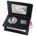 Porte carte Police 3 volets Médaille et Grade