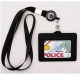 Tour de cou Prefecture de Police + enrouleur + porte-carte noir TOUR-DE-COU TDCECUPPTOUR-DE-COU
