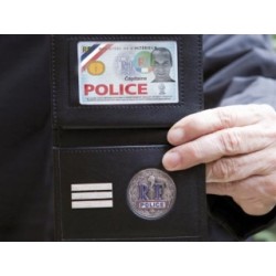 Porte-carte 3 volets Police RF