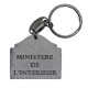 Porte clés Plaque de Rue Ministere interieur beauvau Police Nationale PCLPN07Police Nationale