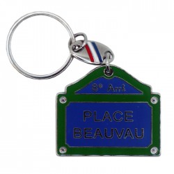 Porte clés Plaque de Rue Ministere interieur beauvau Police Nationale PCLPN07Police Nationale