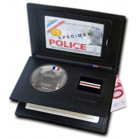 Porte-carte 3 volets Ministère de l’Intérieur – Médaille et grade Porte-cartes Ministère de l'Intérieur PCA006MIPorte-cartes ...