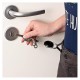 Porte-cles Police Nationale 3 griffes avec enrouleur et porte carte Accueil PCLECUPN3GAccueil