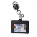 Porte-clés Gendarmerie avec enrouleur et porte carte