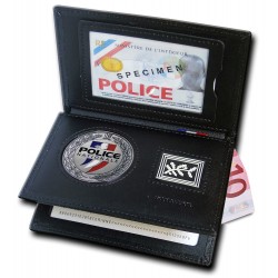 Porte-carte Police Nationale 3 griffes médaille + grade Porte-Carte Police Nationale PCA006P3GPorte-Carte Police Nationale
