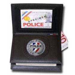 Porte-carte Police 3 volets administratif