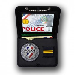 Porte-carte Police Chainette tour de cou Grade Porte-Carte Police Nationale PCA004PNPorte-Carte Police Nationale