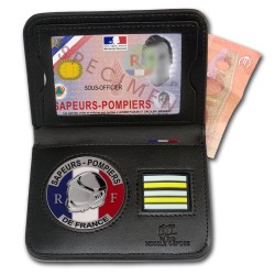 Porte-carte Pompier 2 volets Billet Grade