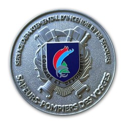 Médaille de Porte carte SDIS 88