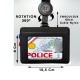 Tour de cou Police Nationale + enrouleur Police RF + porte-carte noir TOUR-DE-COU TDCEPNCUPRFTOUR-DE-COU