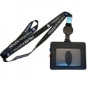 Tour de cou Police Municipale + enrouleur + porte-carte noir