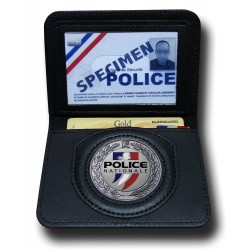 Porte-carte 2 volets Police Nationale – Médaille 48 mm – Modèle administratif Porte-Carte Police Nationale PCA001PNPorte-Cart...