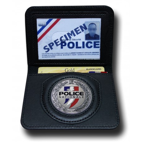 Porte-carte 2 volets Police Nationale – Médaille 48 mm – Modèle administratif Porte-Carte Police Nationale PCA001PNPorte-Cart...
