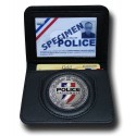 Porte-carte 2 volets Police Nationale – Médaille 48 mm – Modèle administratif