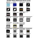Grades de Porte Carte Police Nationale