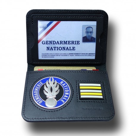Porte-carte Gendarmerie – 2 volets avec médaille 48 mm et grade Porte-Carte Gendarmerie PCA002GDPorte-Carte Gendarmerie