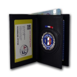 Porte-carte 3 volets vertical – Médaille France personnalisable – Administratif Accueil PCAD001PERFTAccueil
