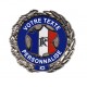 Porte-carte 3 volets vertical – Médaille France personnalisable – Administratif Accueil PCAD001PERFTAccueil
