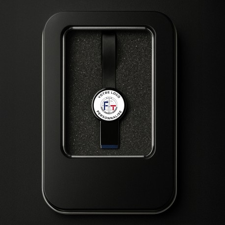 Clé USB 32 Go personnalisable – Métal noir + boîte cadeau Accueil Accueil