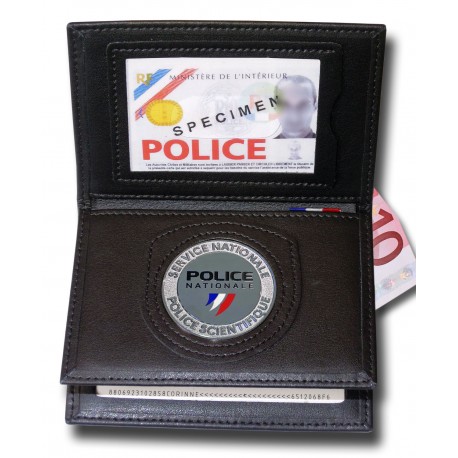 Porte-carte 3 volets Police Scientifique Service National - Administratif Porte-Carte Police Nationale PCA005SNPSPorte-Carte ...