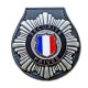 Plaque de ceinture Sécurité Privée avec support cuir et chaînette Sécurité Privée PCEESPSécurité Privée