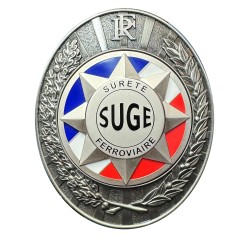 Plaque de Ceinture SUGE: surete ferroviaire Police des Transports PCESUGEPolice des Transports