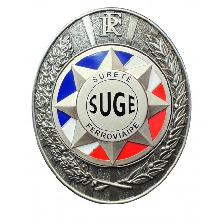 Plaque de Ceinture SUGE: surete ferroviaire Police des Transports PCESUGEPolice des Transports