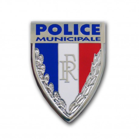 Insigne Police Municipale 45mm Accueil IPM02Accueil