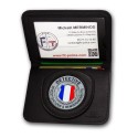 Porte-carte 2 volets Détective privé avec médaille métallique émaillée