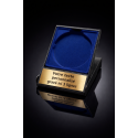 Plaquette a graver pour écrin de médaille de table