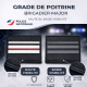 Grade de poitrine Brigadier-Major – Haute ou Basse Visibilité – Police Nationale Grades de Poitrine monté sur velcro GDP05Gra...