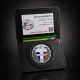 Porte-carte Douane 2 volets administratif avec médaille Motocycliste Porte commission d'emploi Douanes PCA001DMOTOPorte commi...