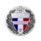 Porte-carte Douane 2 volets administratif avec médaille Motocycliste Porte commission d'emploi Douanes PCA001DMOTOPorte commi...
