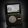 Porte-carte Douane 2 volets avec médaille RF et grade