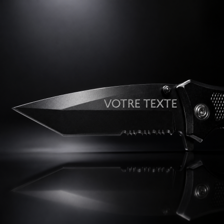 Gravure personnalisée sur lame de couteau – Texte, prénom, matricule Couteaux GRAVCTXCouteaux