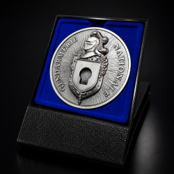Médaille de Table Gendarmerie Départementale 70 mm Argent Vieilli avec Écrin Présentoir Médailles de Table MDT70GD00Médailles...