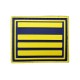 Grade de poitrine PVC Commandant Catégorie A – Administration pénitentiaire Grades de Poitrine monté sur velcro GDPAPCAGrades...
