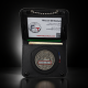 Porte-carte Douanes RF 2 volets avec chaînette et médaille émaillée Porte commission d'emploi Douanes PCA003DRF Porte commiss...